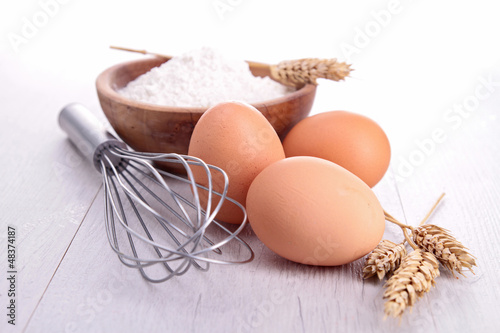 Photo: beater and egg beater and egg
