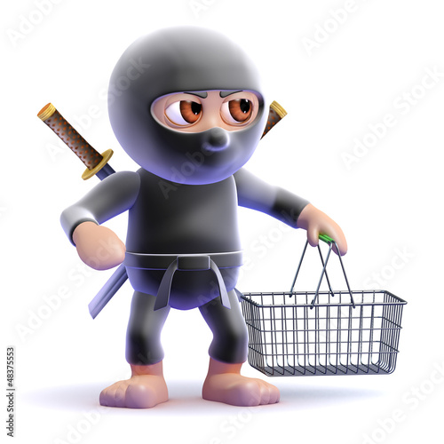 Illustration: Ninja shopper Ninja shopper