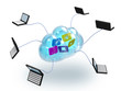 Illustration: cloud computing cloud computing
