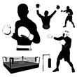 Vector Illustration: Box and boxing