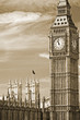 The Big Ben, the House of Parliament and the Westminster Bridge