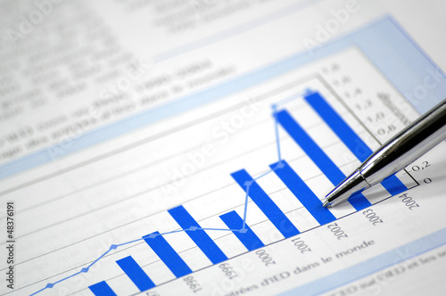 Photo: Stock chart Stock chart