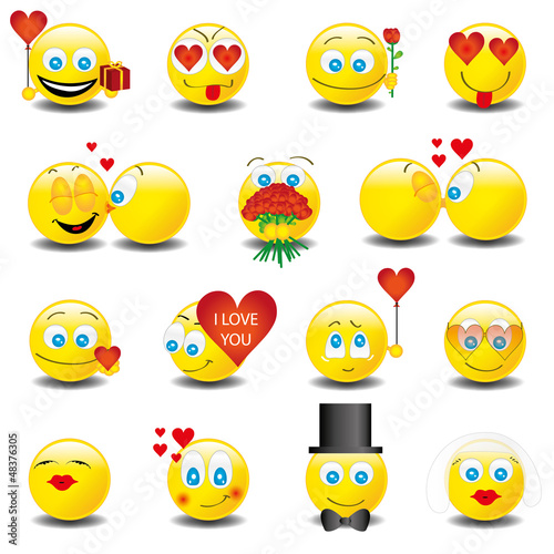 Vector: Smilies Smiley Emoticon faces icon set 6 Smilies Smiley Emoticon faces icon set 6