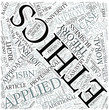 Applied ethics Disciplines Concept