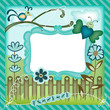 Garden digital scrapbook layout