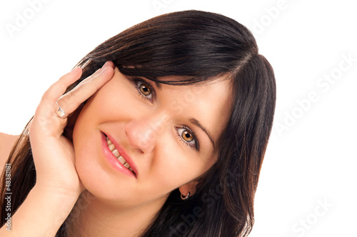 Photo: Portrait of a black haired woman Portrait of a black haired woman