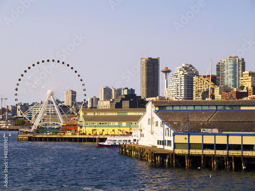 Photo: City Skyline of Seattle Washington USA City Skyline of Seattle Washington USA