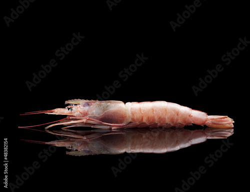 Photo: Raw shrimp isolated Raw shrimp isolated