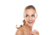 Vivacious woman full of vitality