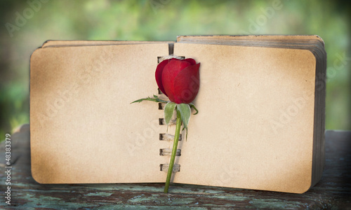 Photo: old fashioned diary old fashioned diary