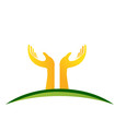 Hands logo vector