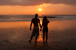 couple at sunet