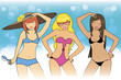 girls in bathing suits