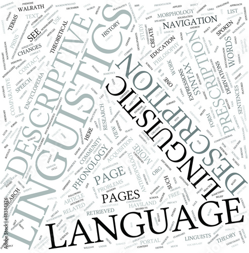 Vector: Descriptive linguistics Disciplines Concept Descriptive linguistics Disciplines Concept