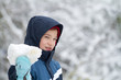Young child in winter
