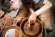 potter at work