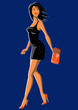 Girl in a nightclub