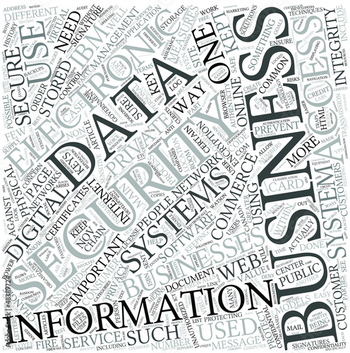 Vector: E-Business Disciplines Concept E-Business Disciplines Concept