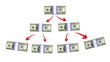 Video: money pyramid (dollars version), 3d animation. alpha matte money pyramid (dollars version), 3d animation. alpha matte