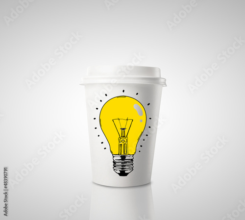 Photo: coffee and drawing lamp coffee and drawing lamp
