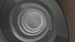 Spiraling stairs in modern building