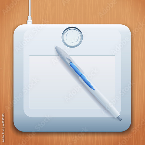 Vector: Realistic graphic tablet. EPS 10 Realistic graphic tablet. EPS 10