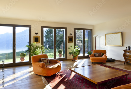 Photo: beautiful apartment, interior, living room beautiful apartment, interior, living room