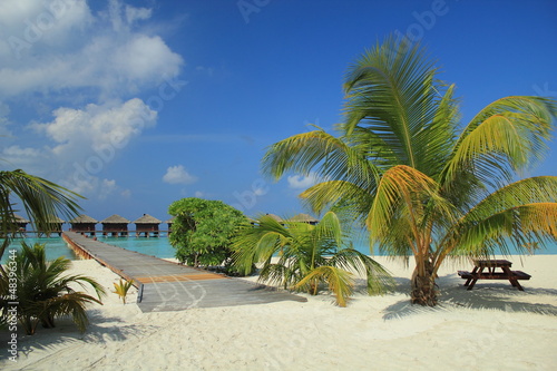 Photo: lagoon in Indian ocean lagoon in Indian ocean