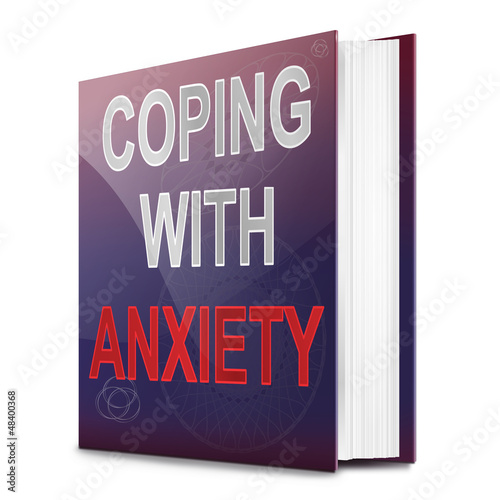 Illustration: Anxiety advice concept. Anxiety advice concept.