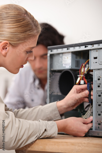 Photo: Computer technician Computer technician