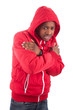 Photo: African American man wearing a winter coat African American man wearing a winter coat