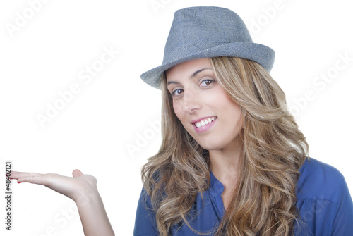 Photo: Beautiful blonde young woman Beautiful blonde young woman