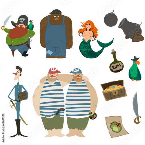 Vector: pirates pirates