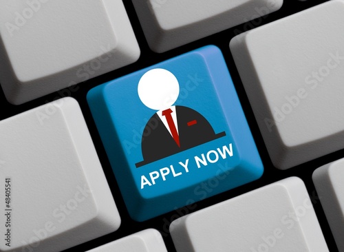 Illustration: Apply now! Jetzt bewerben Apply now! Jetzt bewerben