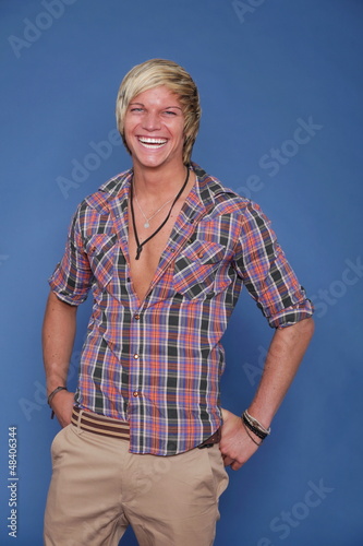 Photo: blond young man blond young man