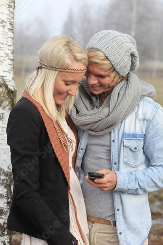 Photo: romantic couple autumn romantic couple autumn