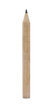 Wooden pencil isolated on white background
