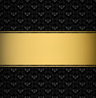 Vintage seamless background with gold banner for text