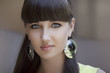 Foto: Portrait of the beautiful girl close up Portrait of the beautiful girl close up