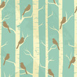 Vintage Birch Pattern