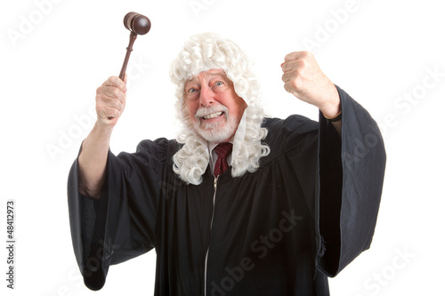 Photo: British Judge Frustrated and Angry British Judge Frustrated and Angry