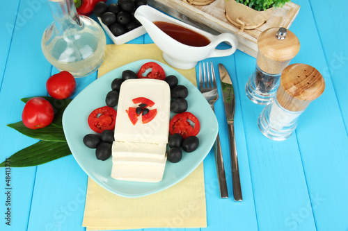 Photo: Feta cheese Feta cheese