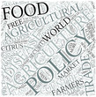 Agricultural policy Disciplines Concept