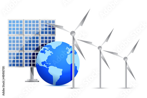 Illustration: Alternative Energy Alternative Energy