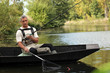 senior fishing