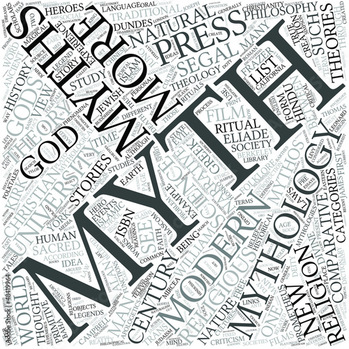 Vector: Mythology Disciplines Concept Mythology Disciplines Concept