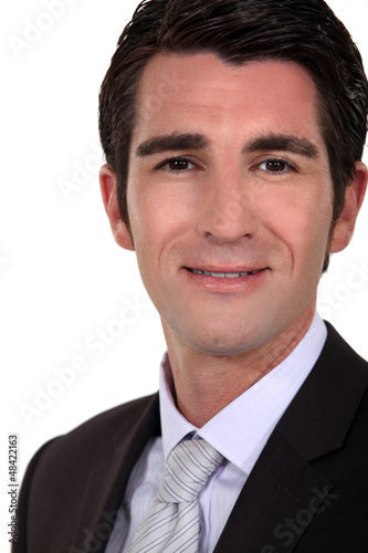 Photo: Portrait of a smiling businessman Portrait of a smiling businessman