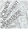 Operations research Disciplines Concept
