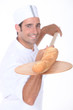baker baking bread