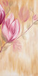 Photo: Oil painting of spring magnolia flowers Oil painting of spring magnolia flowers